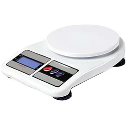 Avizar Präzise Küchenwaage 10 kg USB-aufladbar, Küchenwaage, Weiss