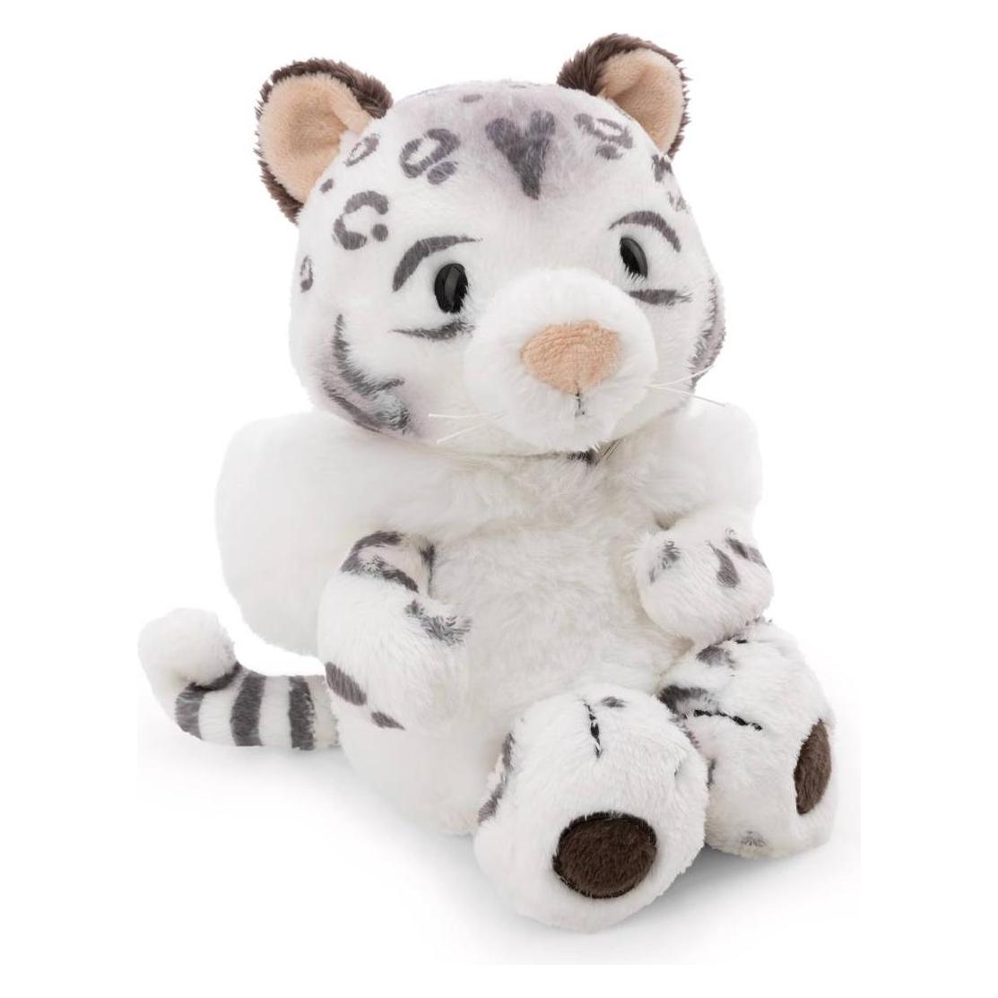 NICI GREEN Kuscheltier Schneeleopard Eleni Snowbell schlenkernd weiss 25cm (25 cm) (62416)