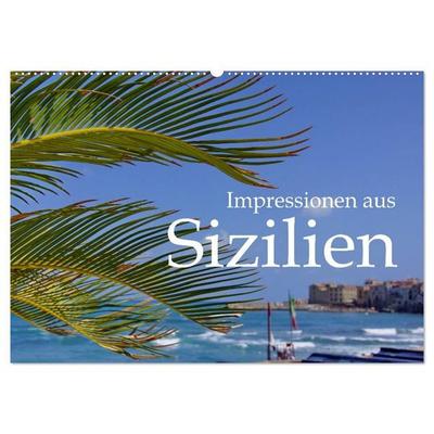 Impressionen aus Sizilien (Wandkalender 2027 DIN A2 quer), CALVENDO Monatskalender
