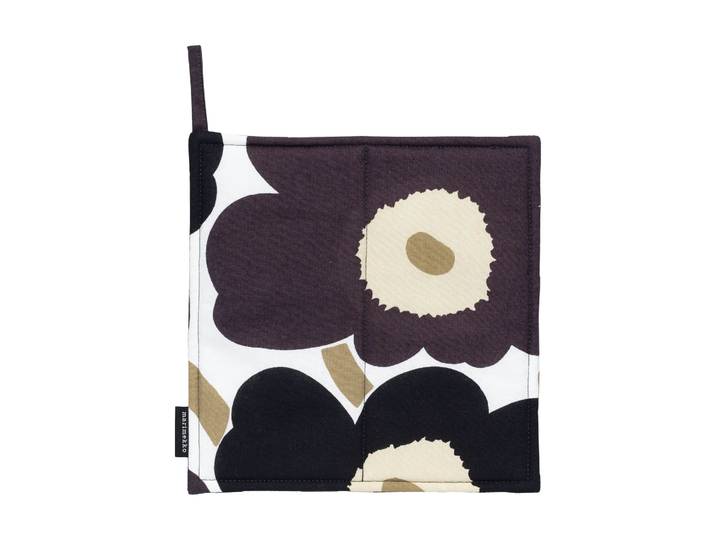 Marimekko Manique Pieni Unikko 21,5x21,5 cm White-dark grey-beige