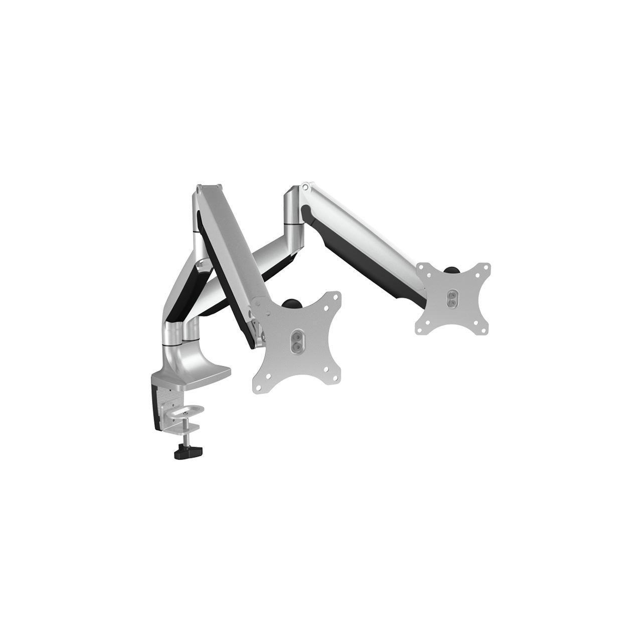 Icy Box Monitor Arm IcyBox 2 Monitore bis zu 32"/9kg neig&schw si
