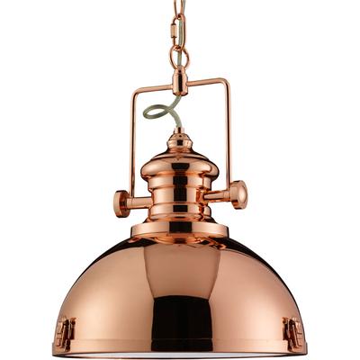 SEARCHLIGHT Hängeleuchte "Louisiana Pendant", rosa (kupfer), 1, Ø 31cm H: 39cm, 1 Stk., Leuchten, Hängeleuchte