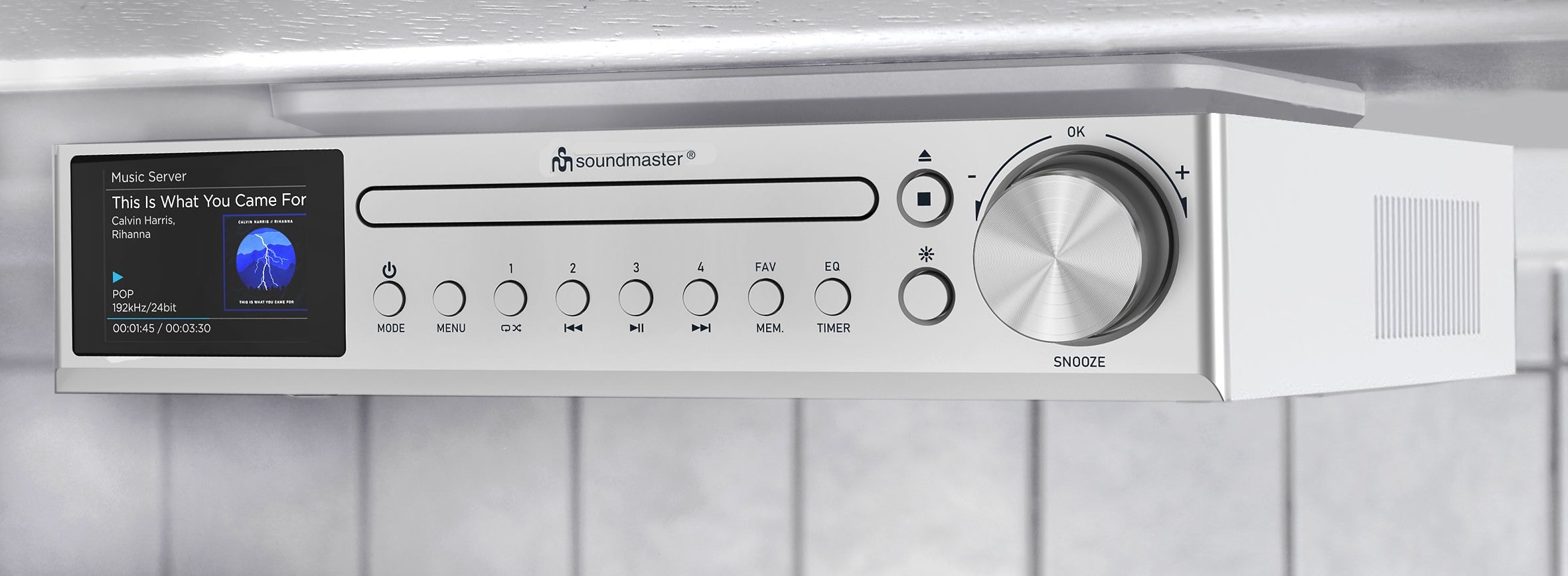 Soundmaster ICD2700SI CD Player DAB+ Radio (Edelstahl)