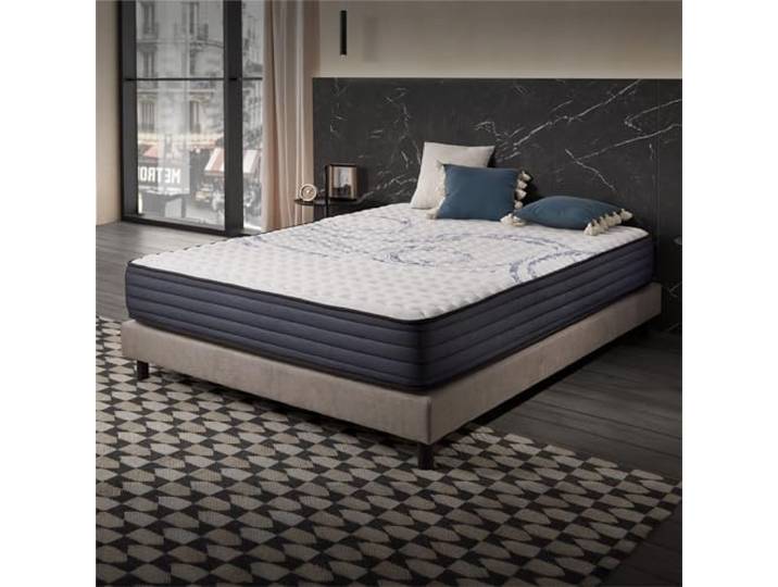 Naturalex - PerfectSleep - Matratze 90x200 cm - Höhe 26 cm Kaltschaummatratze - 90x200 cm H3 - Matratze 90x200 - Öko-tex Zertifiziert - Latex Blue 7 Zonen