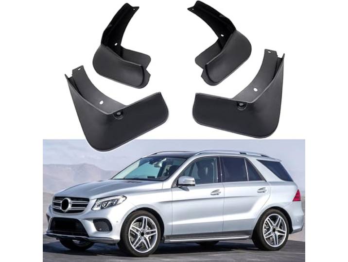 SHGUOMSC Schmutzfänger 4 Stück Kotflügel, Spritzschutz, Schmutzfänger, Auto-Kotflügel, kompatibel mit 2016 2017 2018 2019 Mercedes-Benz GLE 350 GLE 400 mit AMG-Line, AMG GLE 43