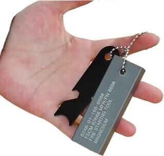 Inspire Daily Merch Wilderness Survival Magnesium Fire Starter Kit With Wooden Handle Portable Camping Fire Starter Wilderness Survival Magnesium Fire Starter Kit With Wooden Handle Portable Camping Fire Starter