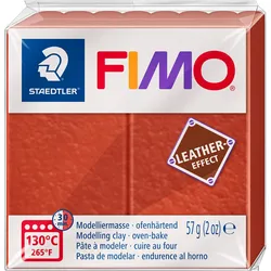 6x Fimo, Modelliermasse, Leather