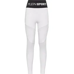 PLEIN SPORT Jogging-Leggings MULTICUT, Größe L in Weiß 01