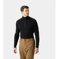 Helly Hansen für Herren. 54647 Afton Troyer mit Reißverschluss schwarz (XXL), Lässig, Wolle