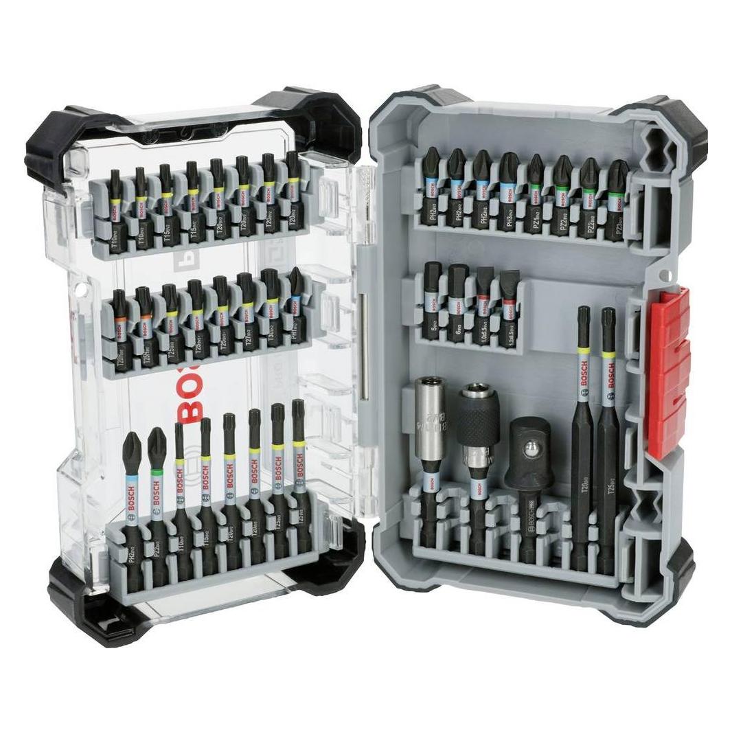 Bosch Professional Zubehör PRO Impact Schrauberbit-Set (Innensechskant) (2608521U78)