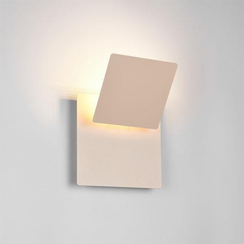 TRIO Moderne wandlamp Mio LED accentverlichting zand bruin