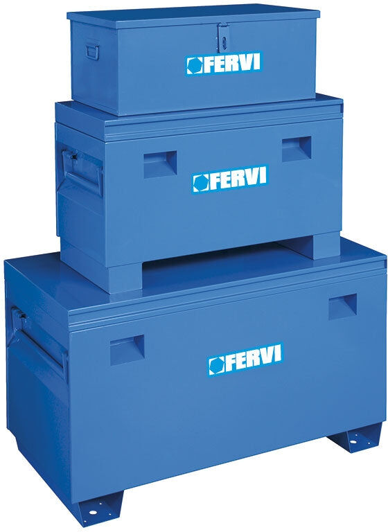 Fervi 0363 Set 3 bauli in acciaio per Paranco Elettrico