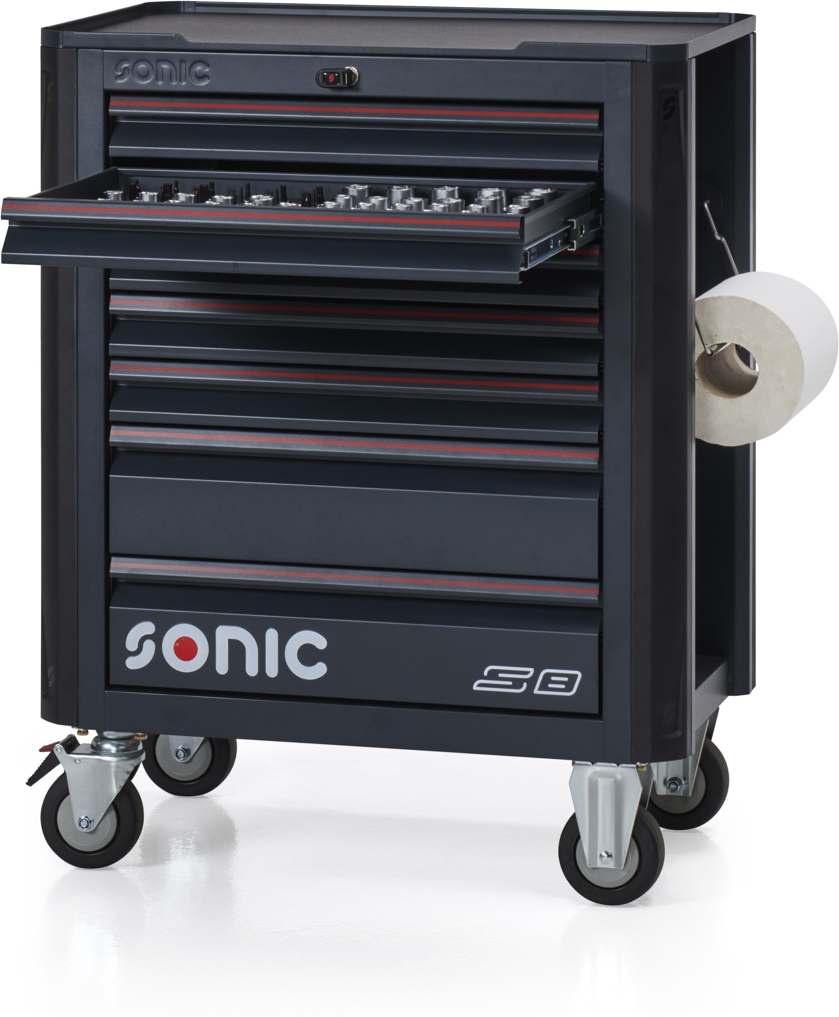 Sonic Equipment Werkzeugwagen Next S8 Werkstattwagen Leer 4737117