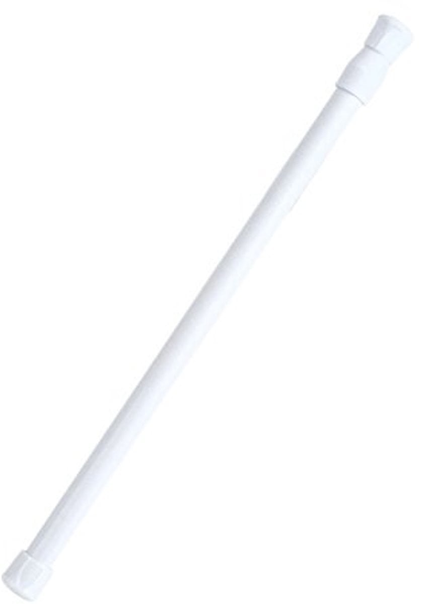 Dailygoody Telescopische gordijnstang - Wit - Uitschuifbare veerbelaste gordijnroede