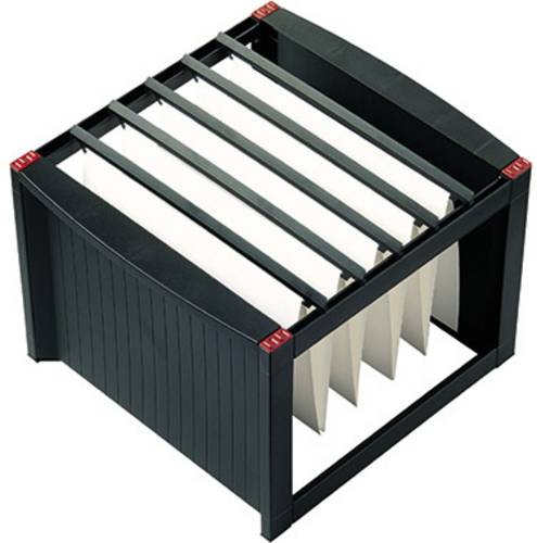 Helit Hängemappenbox H6110092 Schwarz, Rot 1St.