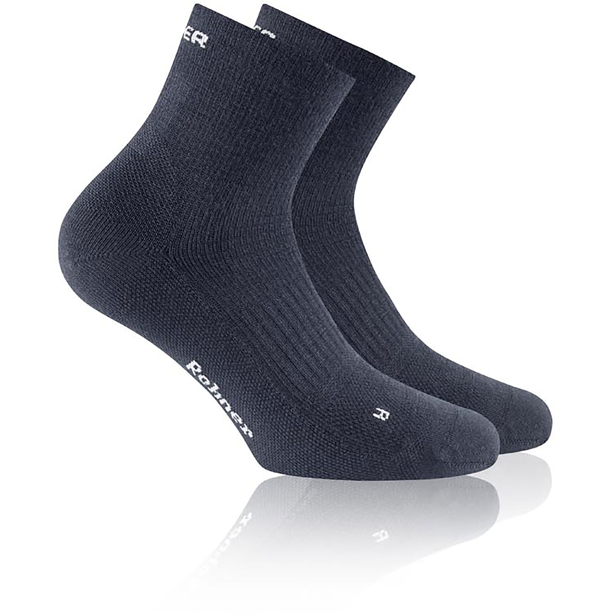 Rohner Dynamic Merino Quarter Wandersocken blau Größe 44 Trekking Elastisch Merinowolle