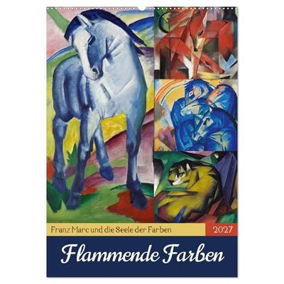 Flammende Farben (Wandkalender 2027 DIN A2 hoch), CALVENDO Monatskalender