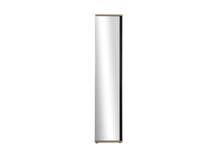 Dressing 1 porte miroir L50 BRUGGES imitation châtaignier
