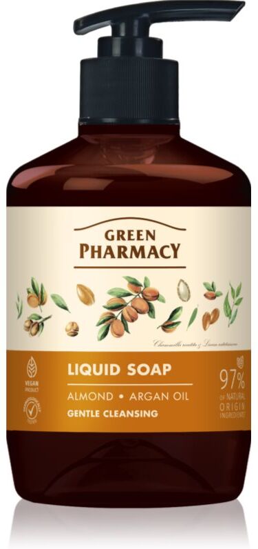 Green Pharmacy Almond & Argan Oil savon liquide mains 460 ml