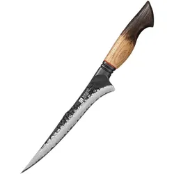 XinZuo - Damast-Feileermes - X06 Mo Serie - 19 cm - hergestellt aus 67-lagigem Damaststahl