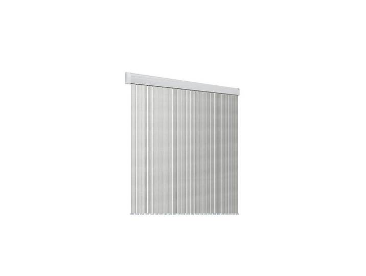 Türvorhang Arisol Band Lux , transparent, B:100cm H:220cm, Obermaterial: 100% PVC, Gardinen, Türvorhang
