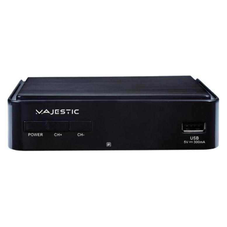 Majestic Neu DEC-665 HD USB Terrestrisch Schwarz (DVB-T, DVB-T2) (100665_BK)