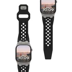 Urban Armor Gear Monarch Armband 42 mm, 44 mm, 45 mm, 46 mm, 49 mm Schwarz, Titan Watch Series 1, Watch Series 2, Watch Series 3, Watch Series 4, Watch Series 194158114036