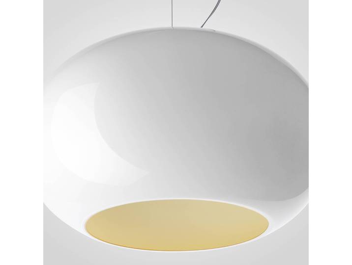 Foscarini Designer Hängelampe Buds 2, dimmbar, weiß / opal, für Küche, Glas, Design, Pendelleuchte
