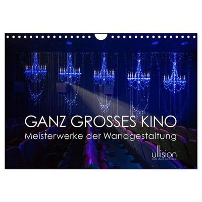GANZ GROSSES KINO - Meisterwerke der Wandgestaltung (Wandkalender 2026 DIN A4 quer), CALVENDO Monatskalender