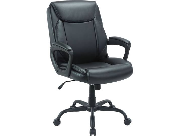 Chefsessel GOODPRODUCT DARKLEY , schwarz, B:64cm T:71cm, Stühle, Chefsessel, Bürostuhl, komfortable Polsterung, Wippfunktion