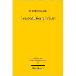 Personalisierte Preise, Fachbücher von Jakob Metzger
