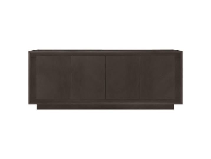 Mid.you Sideboard, Anthrazit, 3 Fächer, 207x80x50 cm, Wohnzimmer, Kommoden & Sideboards, Sideboards