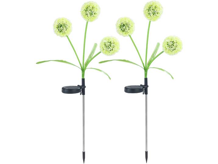 LED Gartenleuchte MAXIMEX Modell Pusteblume , grün (mehrfarbig), B:9cm L:75cm, Leuchten, LED Gartenleuchte, LED Gartenstecker, solarbetriebene Gartenbeleuchtung, 2 Einstellungen
