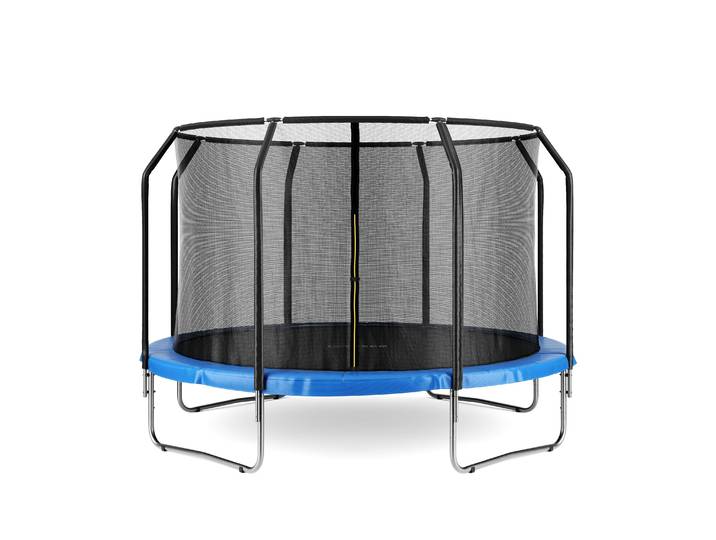 Trampolin 400 cm inkl. Sicherheitsnetz blau