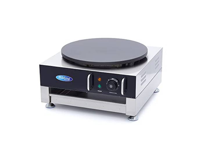 Maxima Appareil à crêpes gastronomique\, 40 cm\, avec répartiteur de pâte