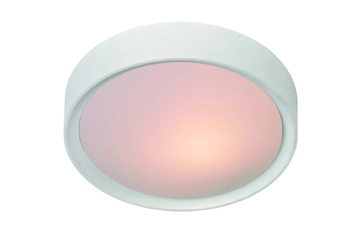Lucide Plafonnière Wit - Modern - Ø 33 cm - E27