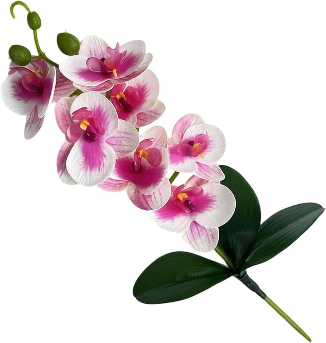 Kunstbloemen Orchidee Lila - 7 stelen - Decoratie voor in huis
