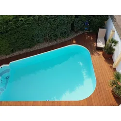 Bambus Terrassendielen, 20x140 mm, CoBAM® "Standard", grob/fein, coffee vorgeölt