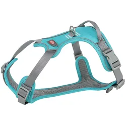Trixie Hondentuig Premium Active Aqua - 39-56X1,5 Cm (Hund, Hundesport), Halsband + Leine