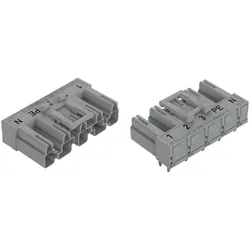 Wago 770-855/011-000/062-000 Stecker für Leiterplatten,abgewinkelt,5-polig,grau 770855011000062000  - 50 Stück