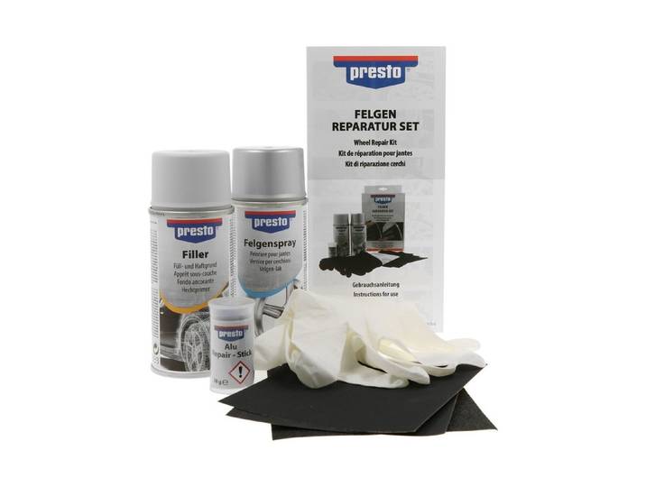 Presto Felgen-Reparatur-Set Silber