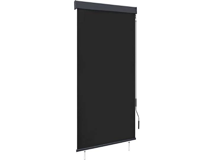 vidaXL - Rolgordijn - voor - buiten - 100x250 - cm - antraciet
