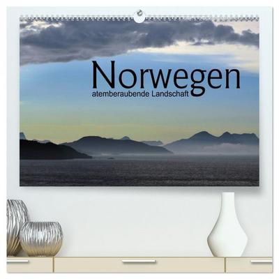 Norwegen atemberaubende Landschaft (hochwertiger Premium Wandkalender 2026 DIN A2 quer), Kunstdruck in Hochglanz