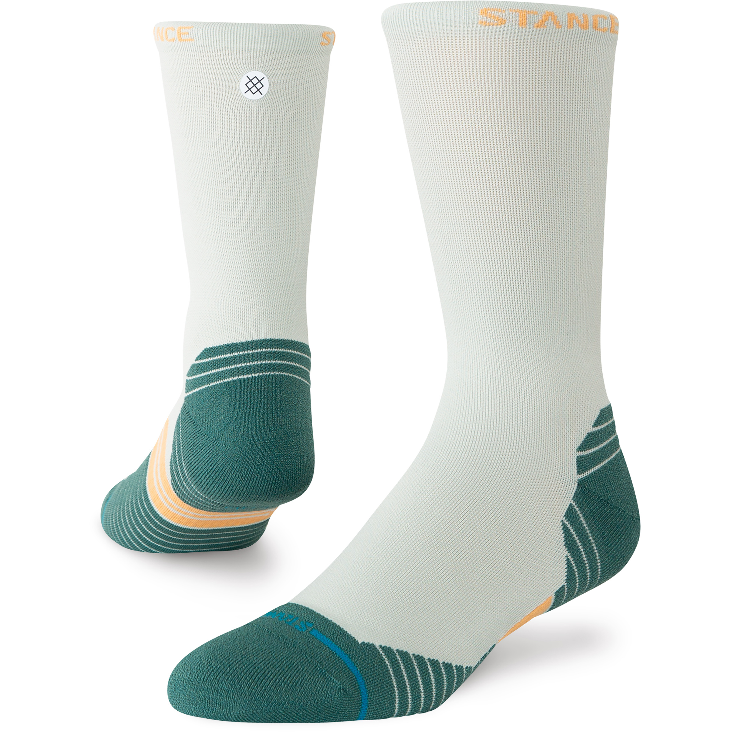 Stance Doubled Up Light Crew Laufsocken tuerkis Größe 43 Trekking Elastisch