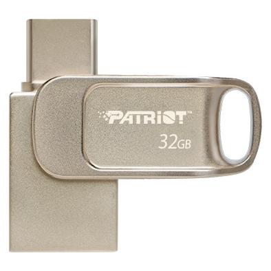 Patriot TAB T560/32GB/USB 3.2/USB-A + USB-C/Silber (32 GB, USB-A, USB-C) (PS32GT560DS5D)