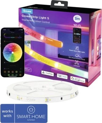 Govee WiFi RGBICW Smart PRO, 3 m, Matter, besonders langlebig