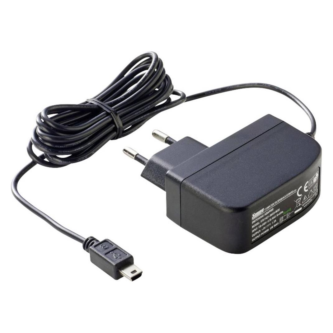 Dehner Elektronik SYS 1638-0605-W2E (mini USB type B-S) Steckernetzteil, Festspannung 5 V/DC 1.2 A 6 W Stabilisiert (S (SYS 1638-0605-W2E (mini USB ty)