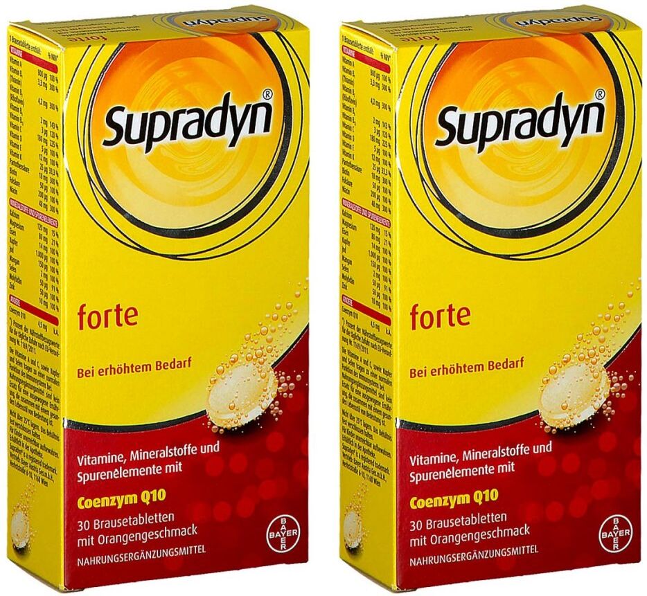 Supradyn forte coenzym Q10 Brausetabletten 2x30stk