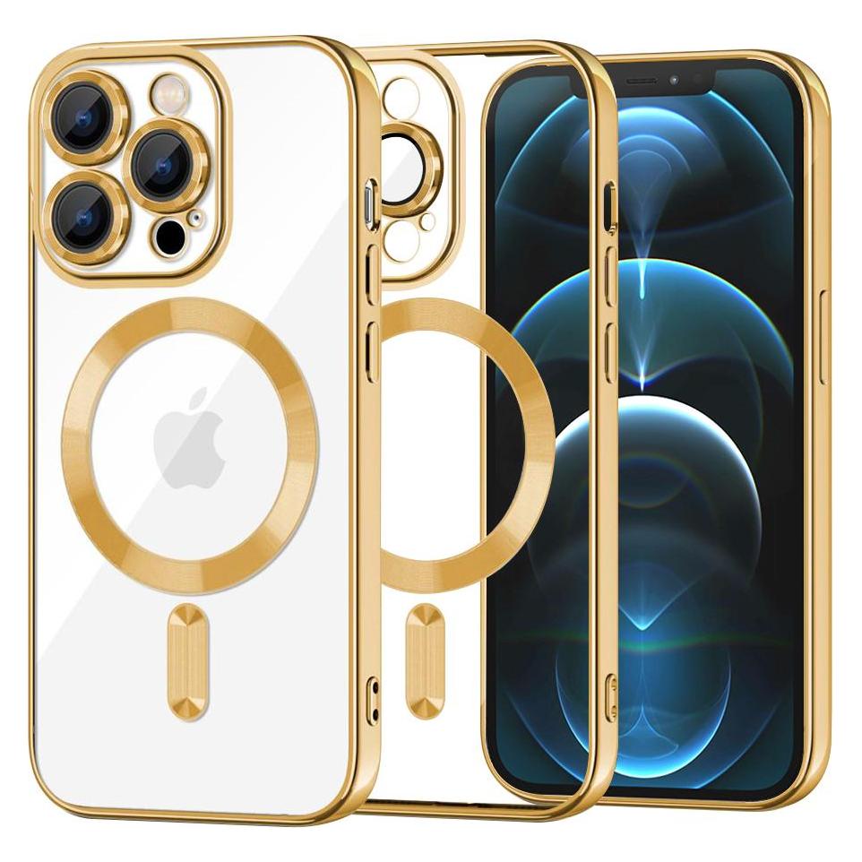 Techsuit - Luxury Crystal MagSafe - iPhone 12 Pro Max - Gold (Apple iPhone 12 Pro Max) (56348666)
