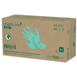 BodyProducts Medi-Inn GREEN Nitrilhandschuhe - biologisch abbaubar - 1000 Handschuhe - Gr. L